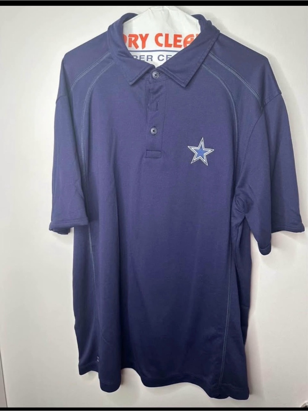 Tommy Bahama Men's Large Dallas Cowboys  Polo Shirt Blue NwOT